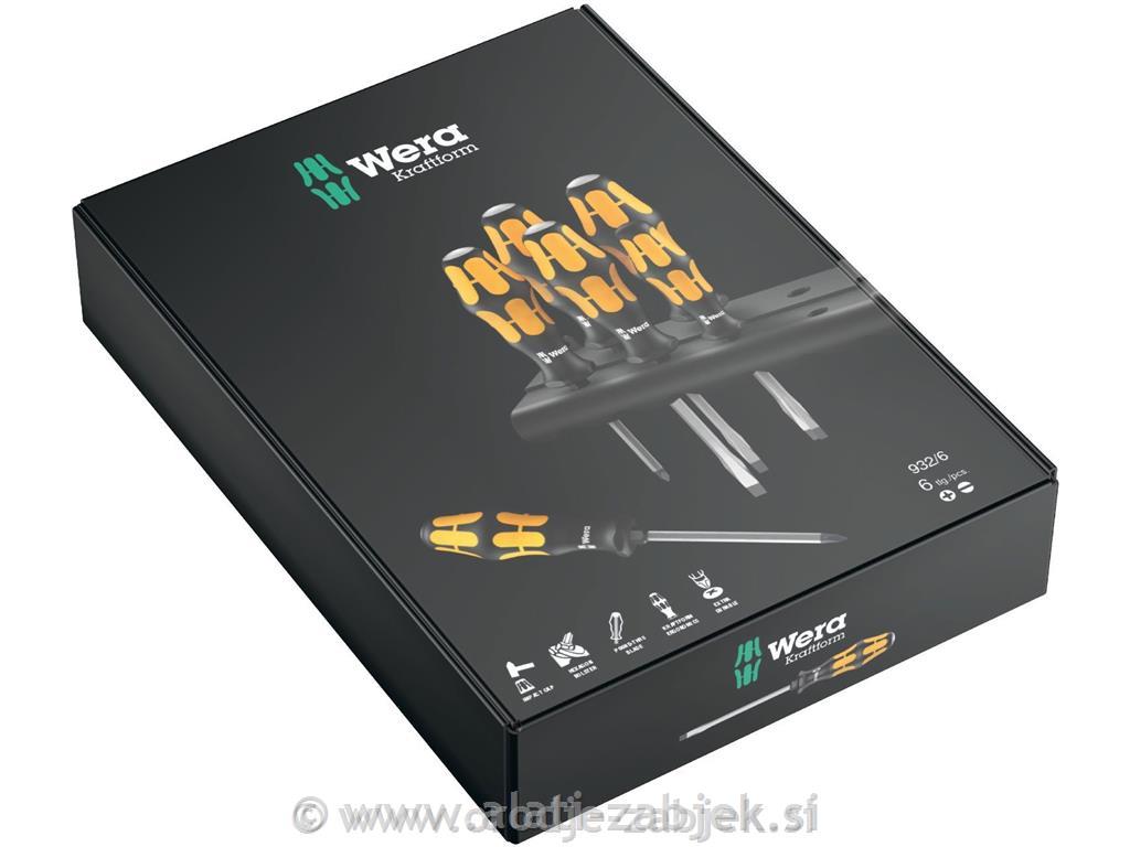 Set udarnih odvijača 932/6 WERA