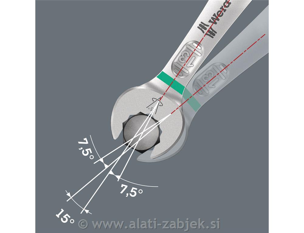 Okasto-viličasti ključevi Joker / 5-dijelni komplet / 8-19 mm WERA