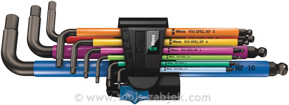Garnitura imbus ključeva 950 SPKL Multicolour 1,5-10 mm WERA