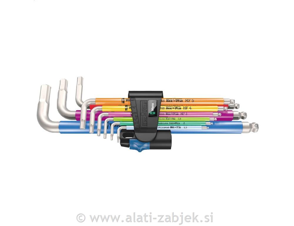 9-dijelni set imbusa u bojama 3950/9 WERA