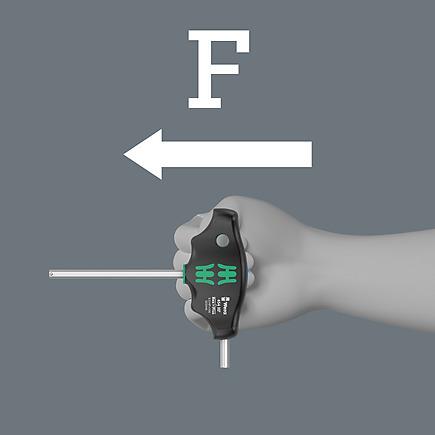 Odvijač s T ručkom Hex-Plus WERA