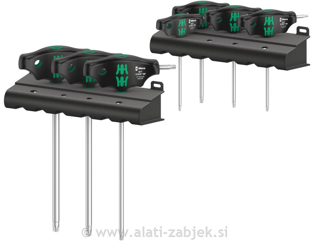 TORX® HF Set 1 odvijač T-ručka/ odvijačs funkcijom držanja WERA