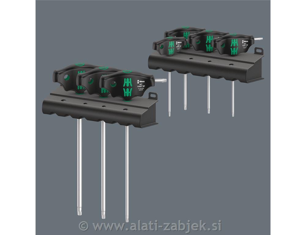 TORX® HF Set 1 odvijač T-ručka/ odvijačs funkcijom držanja WERA