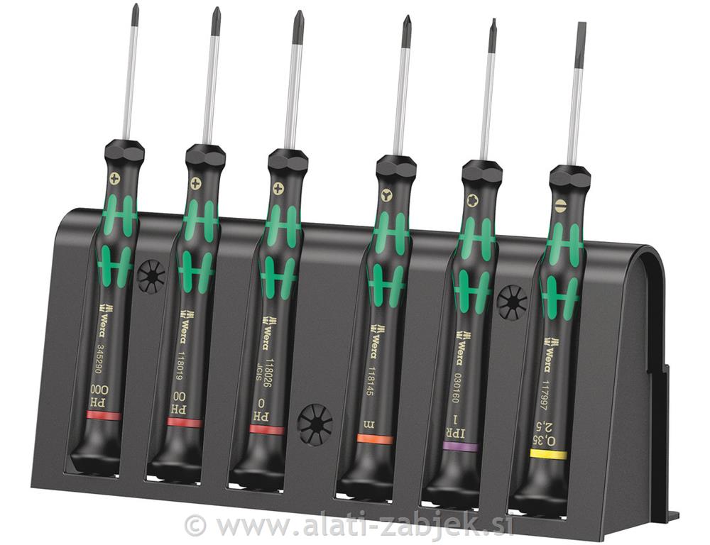 Set odvijača za elektroniku 2050/6 WERA