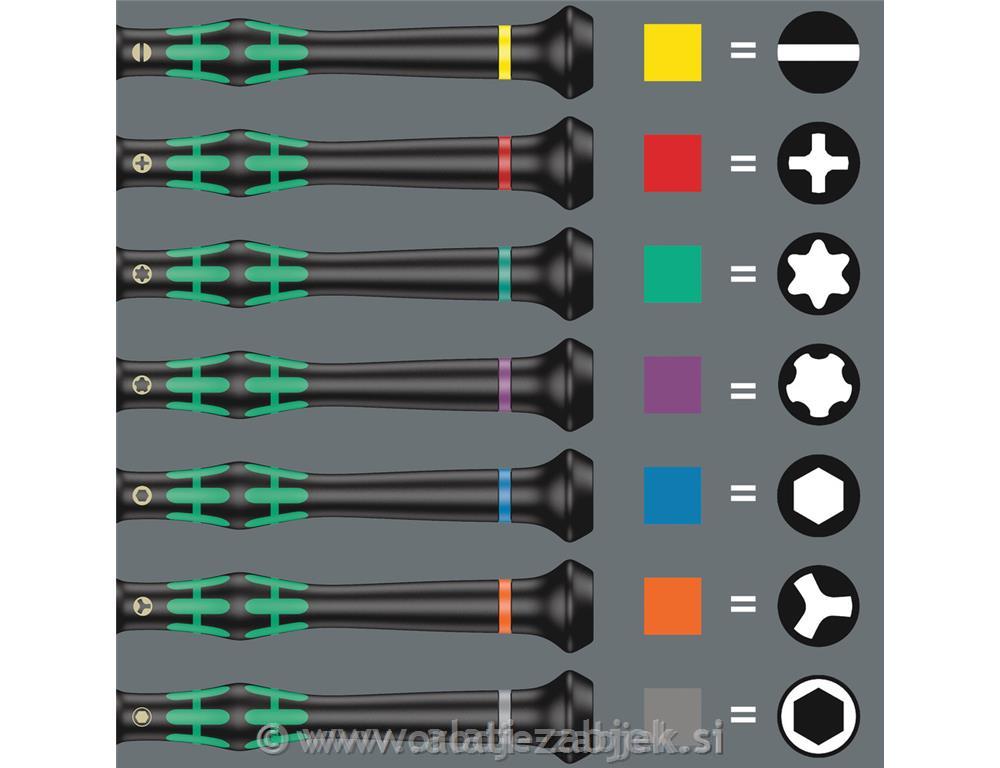 Set odvijača za elektroniku 2050/6 WERA