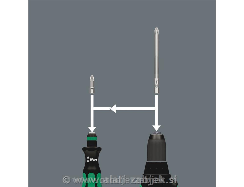 Odvijač s bitovima Kraftform Kompakt WERA
