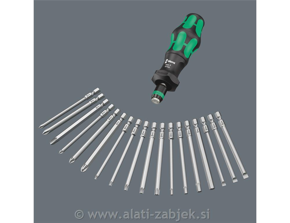 Odvijač s bitovima Kraftform Kompakt Turbo 1 WERA