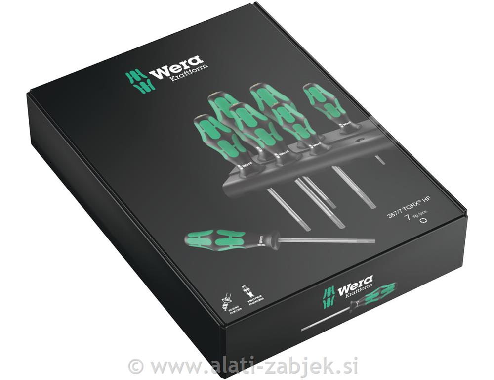 7-dijelni set odvijača 367/7 TORX® WERA