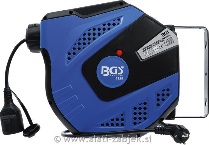 Namotač sa kablom od 25 M BGS TECHNIC