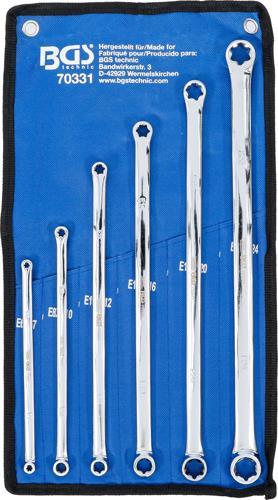 Set dvostrukih okastih ključeva E-tip BGS TECHNIC