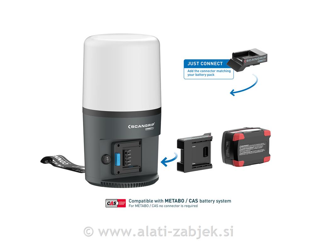 Sobna radna lampa AREA 6 Connect SCANGRIP