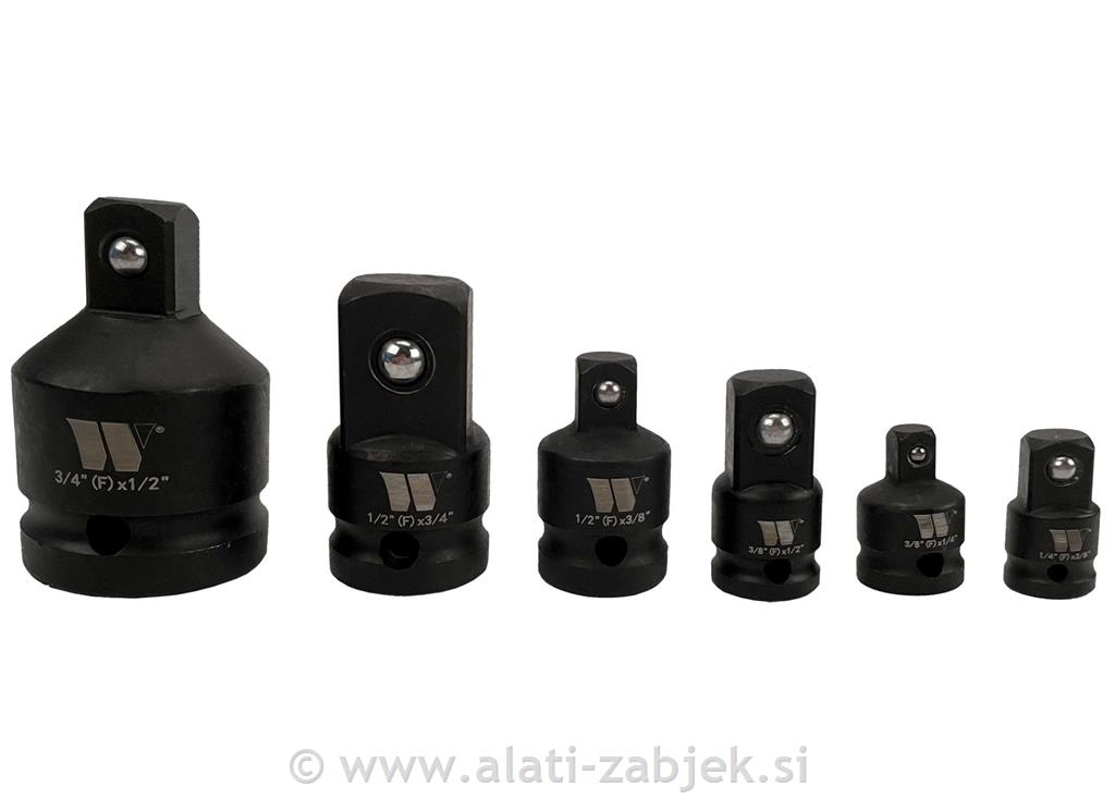 Set adapterjev 1/4" -1" WELZH