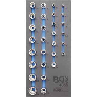 1/3 Garnitura 12-kutnih nasadnih ključeva (1/4" 1/2" ) 29-dijelna BGS TECHNIC