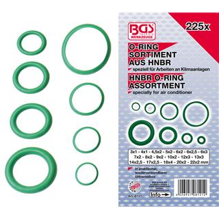Set O-ring 3- 22 mm BGS TECHNIC